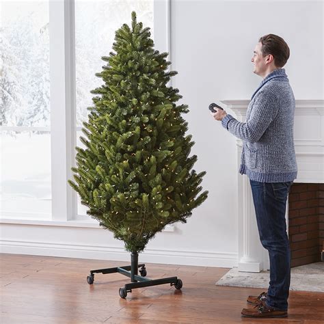 automatic electric self storage boxed christmas tree|remote controlled christmas trees.